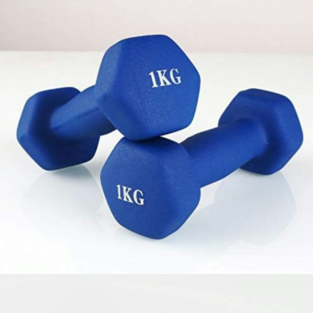 Haltères Biceps en Vinyle 1 kg — Paire