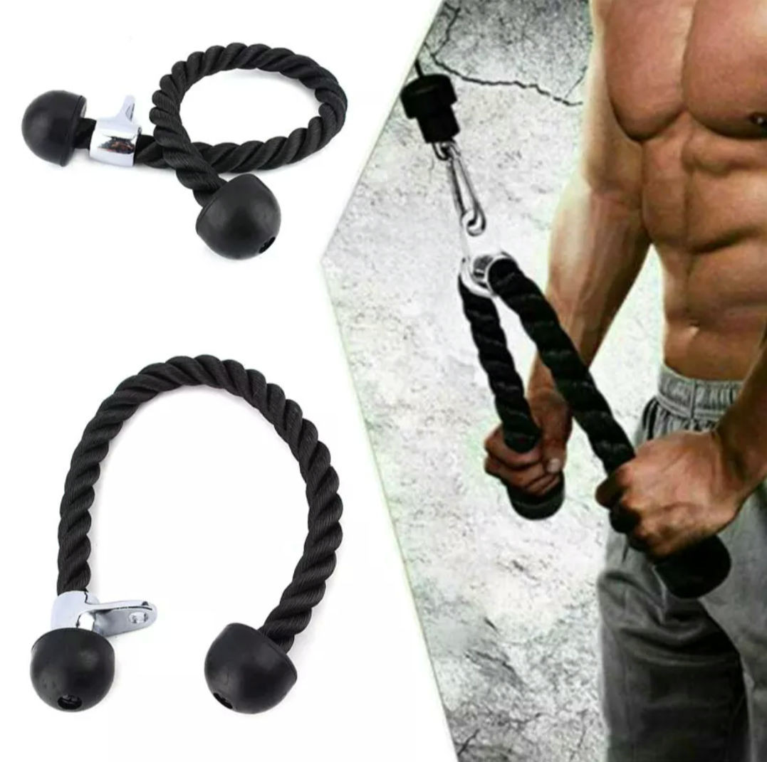 Corde de Triceps de 70cm - traction de poussée vers le bas - poulie