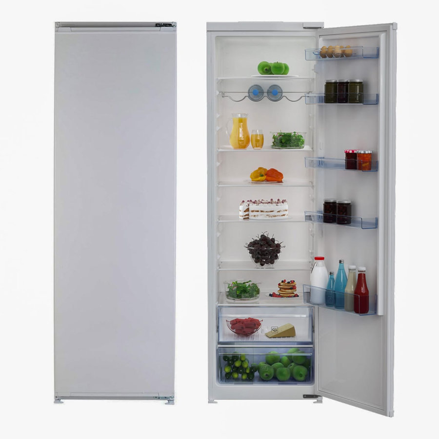 Réfrigérateur Beko encastrable 1 porte 320 litres gris BSSA315K3SN
