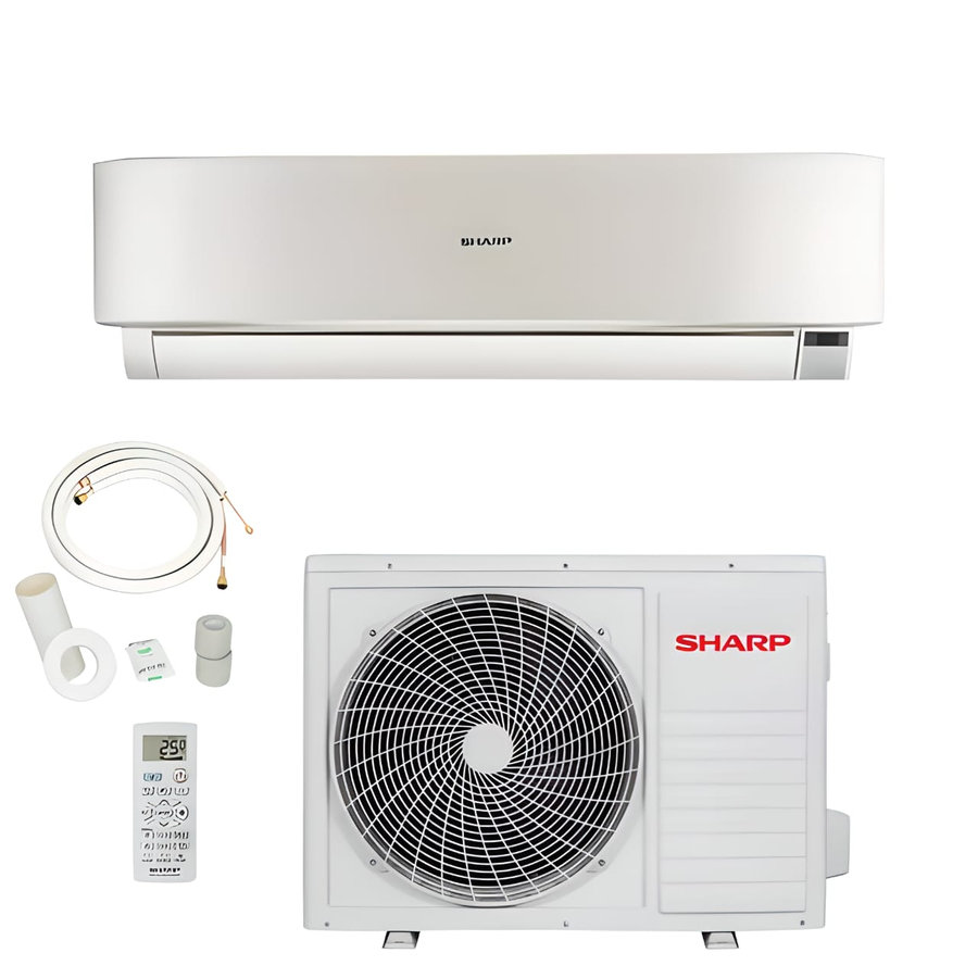 Split Sharp 12000 BTU 1.5 CV R410A chaud et froid