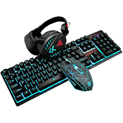 Ensemble Clavier+Souris+Casques