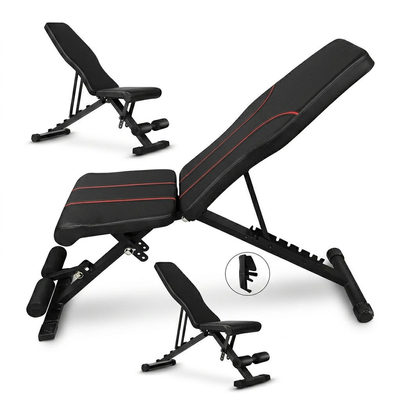 Banc de musculation ajustable et pliable