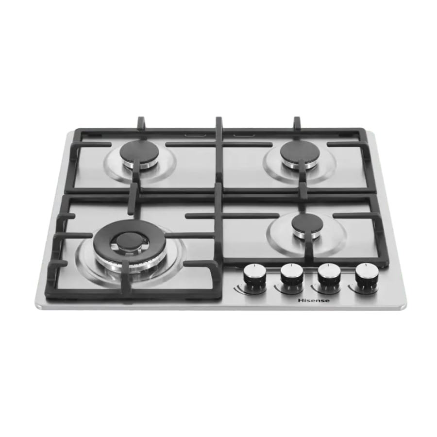 Plaque de cuisson encastrable Hisense 4 feux gaz inox HHU60GAGR