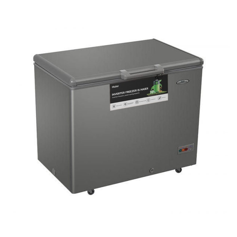Congélateur horizontal Haier 400 litres gris 328VS