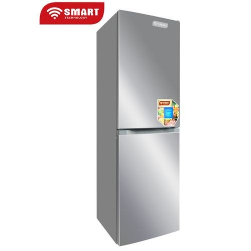 Réfrigérateur Smart Technology combiné 4 tiroirs 253 litres gris STCB-304M
