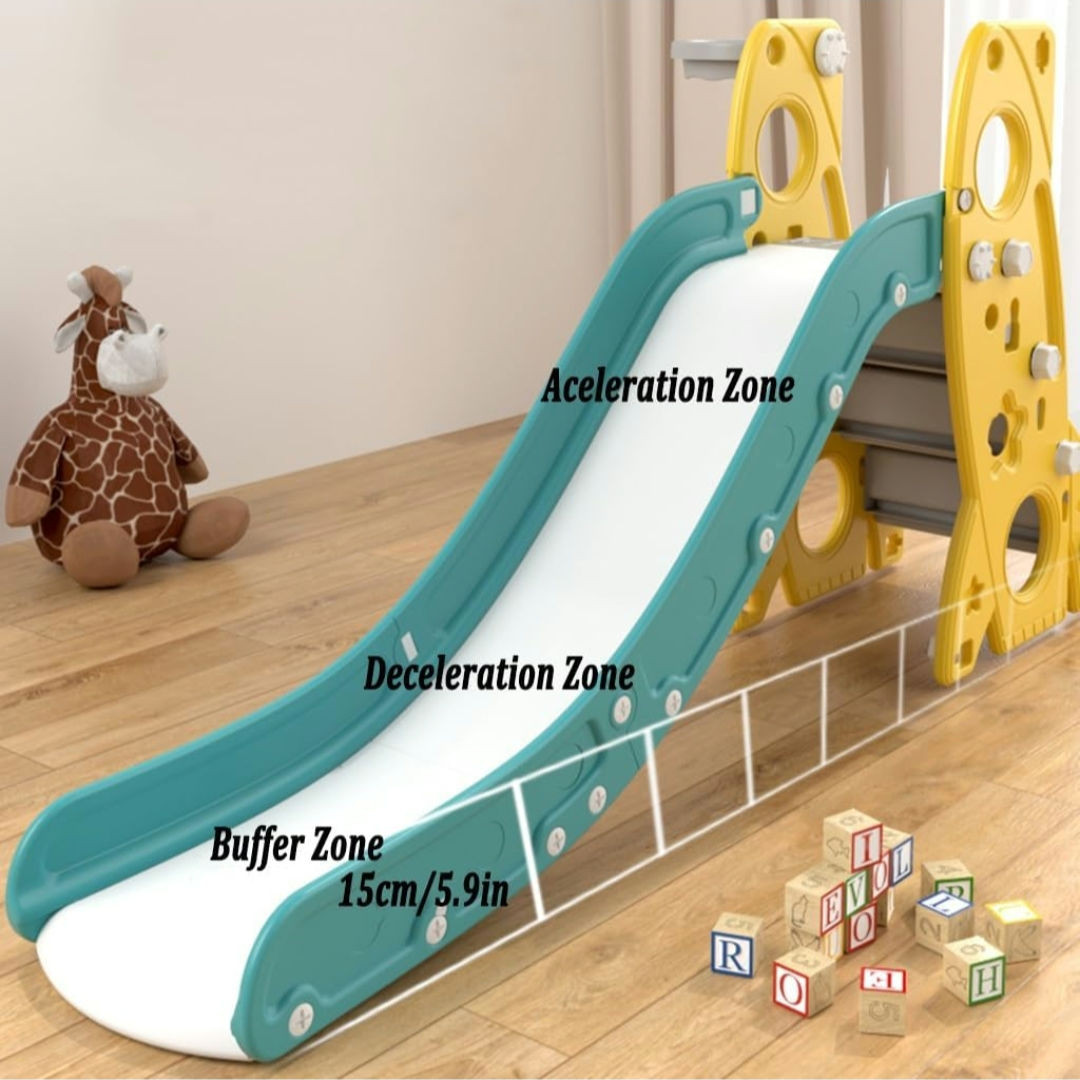 Toboggan pour enfants 18 mois+ – Sécurité et plaisir à la maison