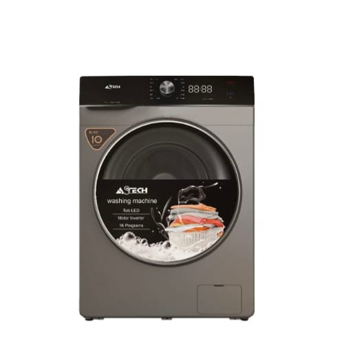 Machine à laver Astech 10 kg Inverter gris MLV10F-N1003-LC