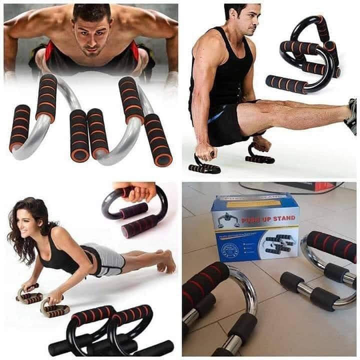 Mini barre push-ups et abdo