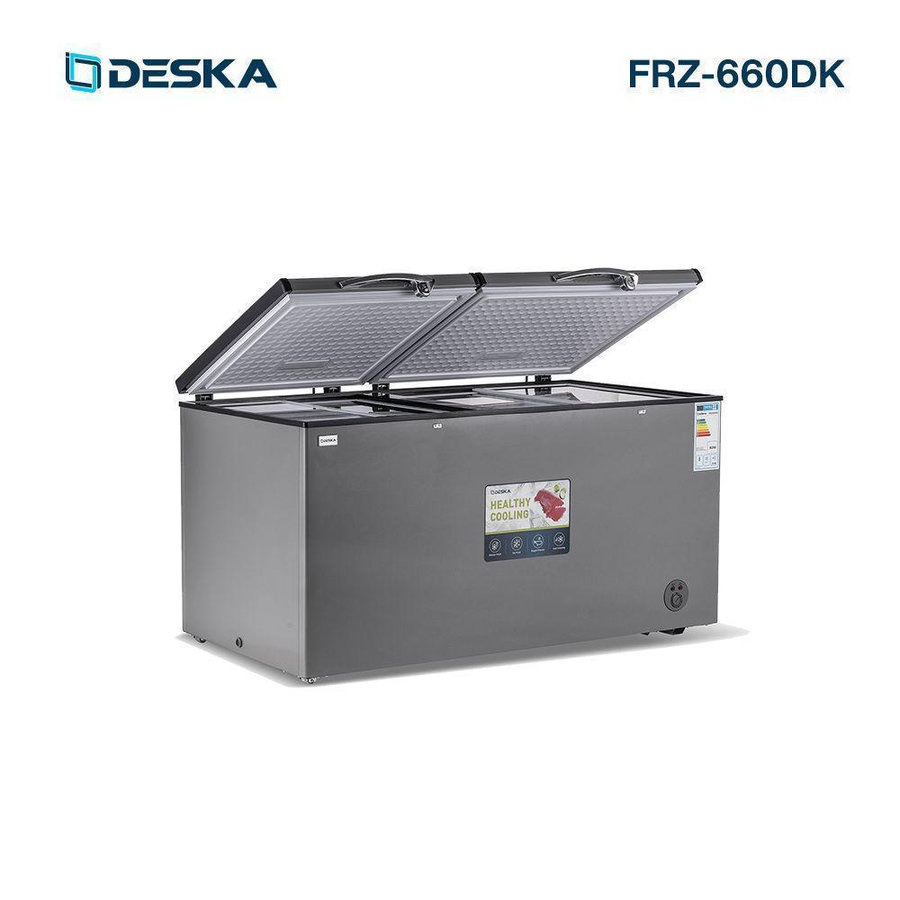 Congélateur horizontal Deska 700 litres gris FRZ-660DK