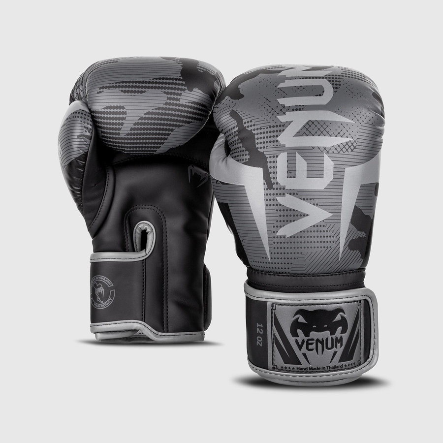Gants de boxe Venum Elite gris camouflage