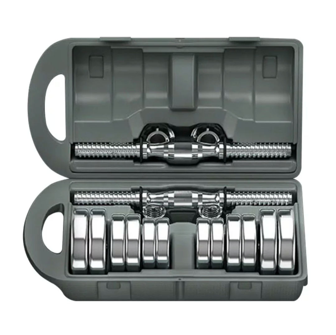 Valise d'haltères biceps -  15kg