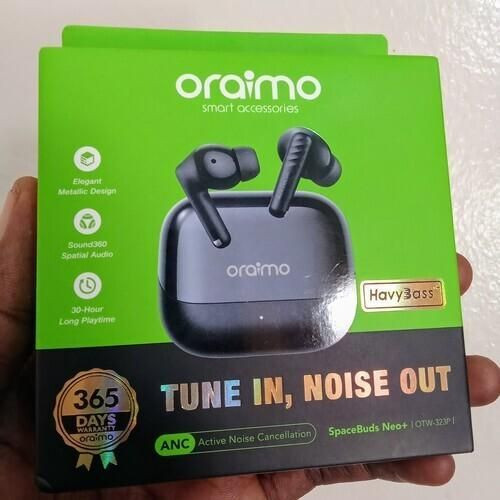 Oraimo Écouteurs sans fil - SpaceBuds Neo+ - 100% ANC Spatial Audio