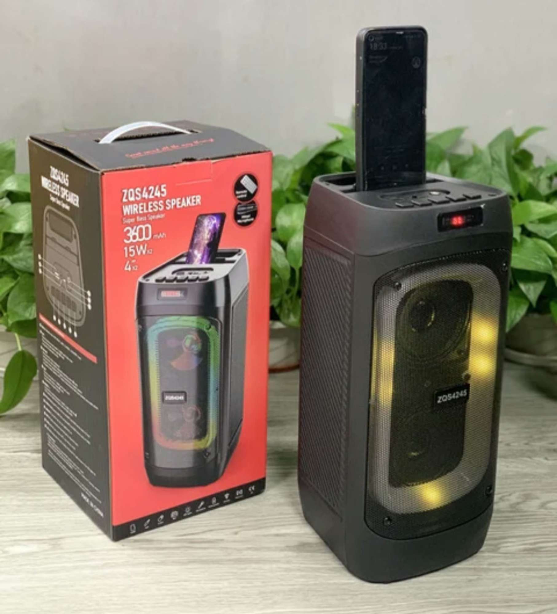 Haut Parleur Bluetooth Super Bass ZQS4245
Microphone karaoke
