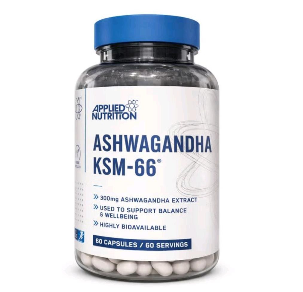 Ashwagandha KSM‑66 – extrait concentré de racine - Applied Nutrition 