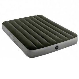 Matelas 2 places Intex Downy Fiber-Tech + Gonfleur Offert