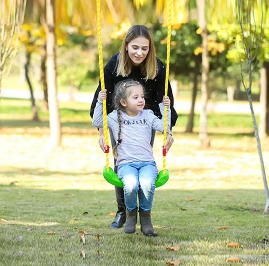 Balançoire enfant pour jardin, dès 3 ans, siège résistant