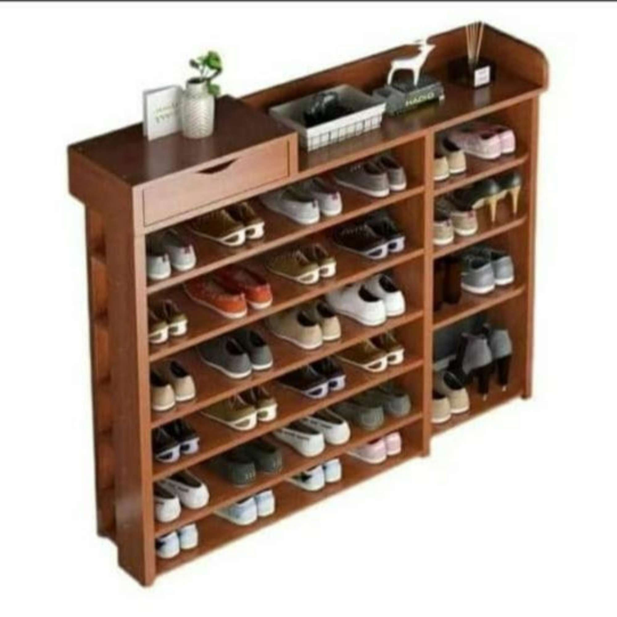 Etagères à chaussures sen bois - 32 paires - Réf. 011