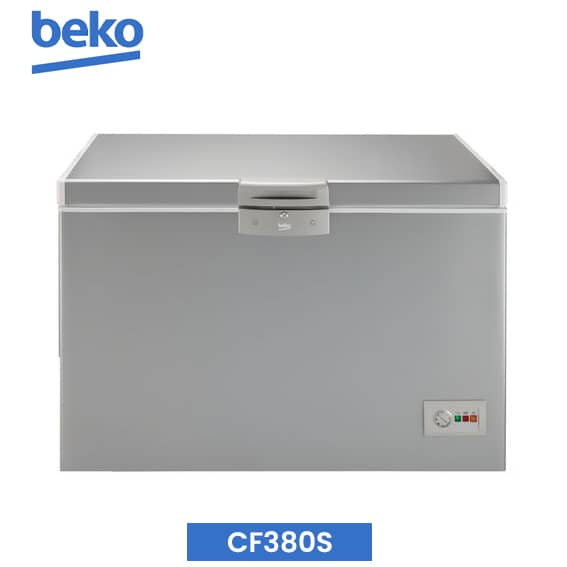 Congélateur horizontal Beko 550 litres vitré gris CF380ST24