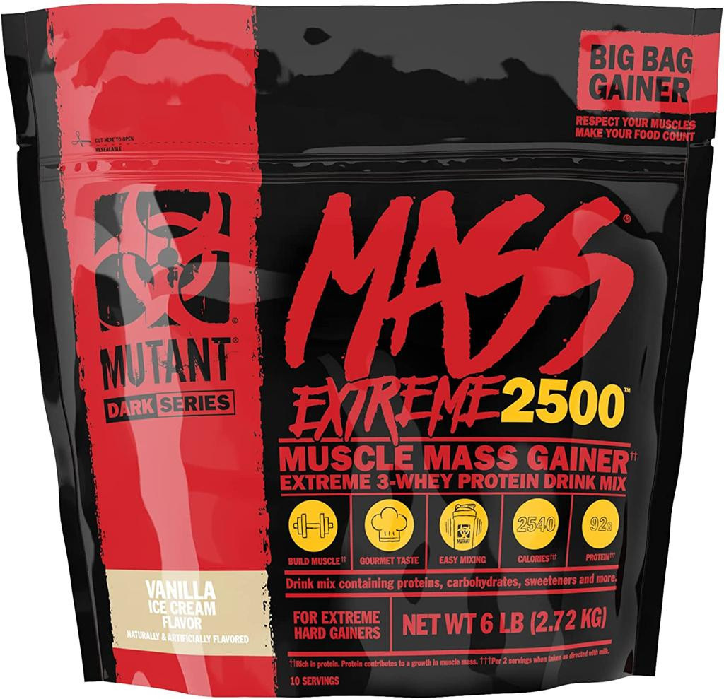 MUTANT MASS EXTREME 2500 - MUSCLE MASSE GAINER 2,72 kg