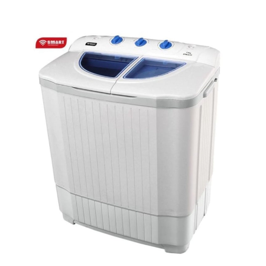Machine à laver Smart Technology double bac 7 kg semi-auto STMLS7F
