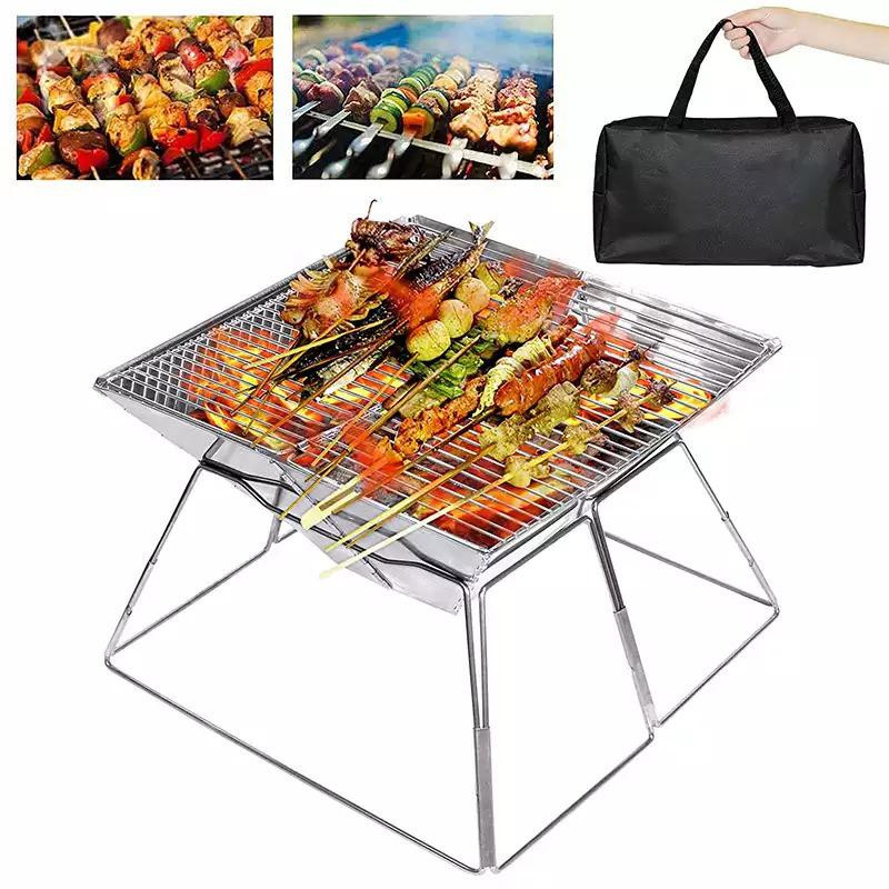 Grille barbecue à charbon pliable