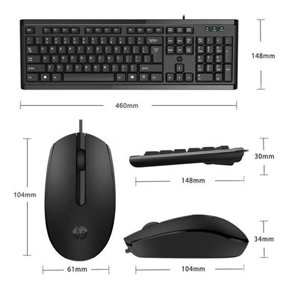Ensemble Clavier et Souris Filaire HP KM10