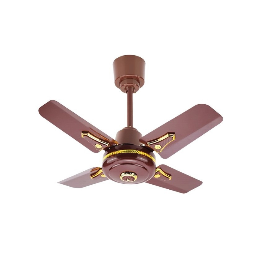 Ventilateur plafonnier marron (petit modèle - forte puissance)