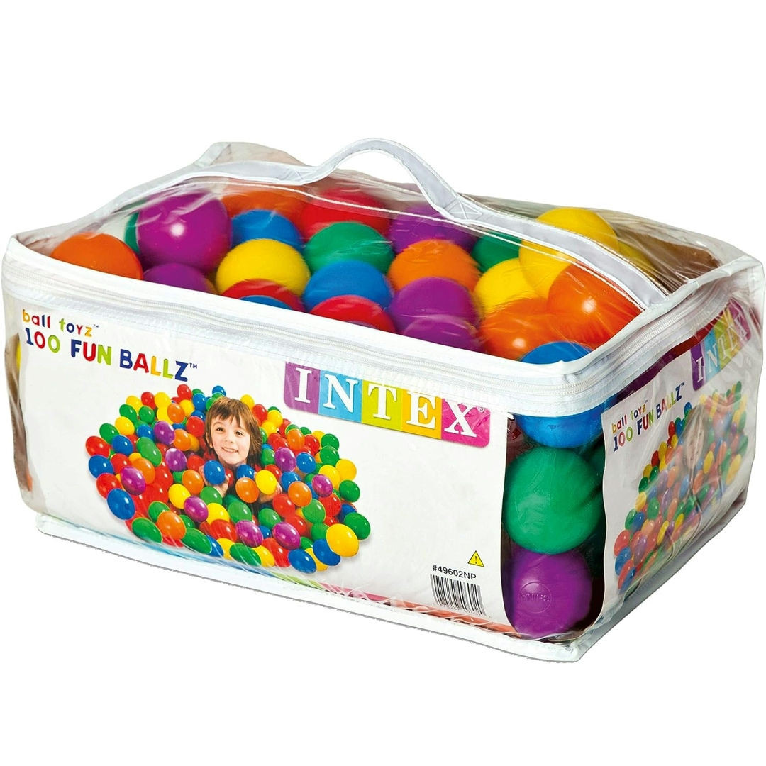 Sac De 100 Balles Multicolores Diam 6,5cm