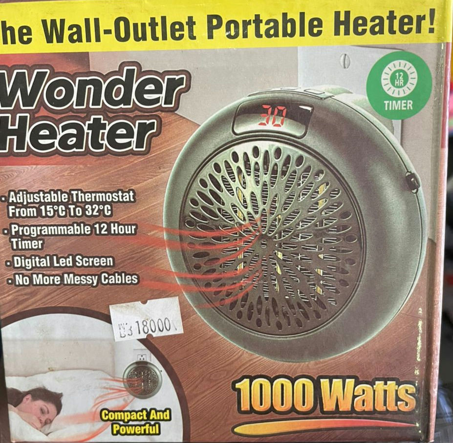 Chauffage électrique portable Radiateur Chauffage 1000W