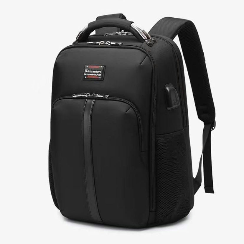 Sac À Dos Urbain Elegant - Noir- Sac Pour Ordinateur - Réf. 005