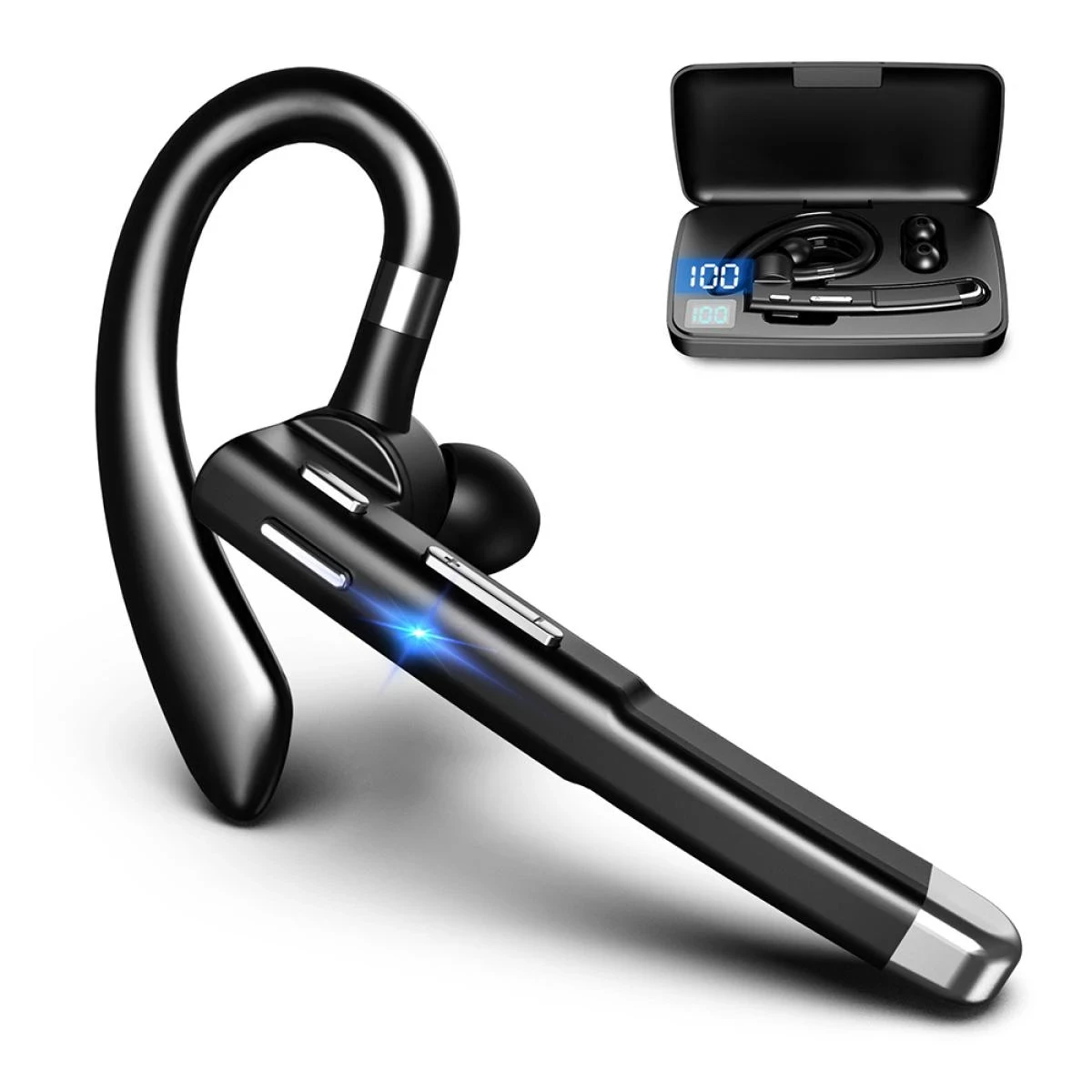 Oreillette Bluetooth pour téléphone portable pour conduite/travail/bureau