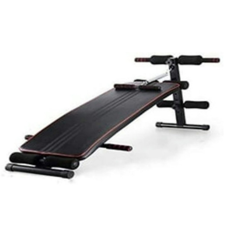 Banc à Abdominaux Incliné Multifonction avec Accessoires (Grande taille)