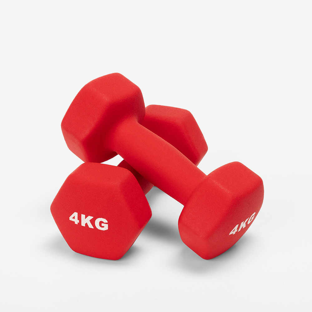 Haltères Biceps en Vinyle 4 kg — Paire