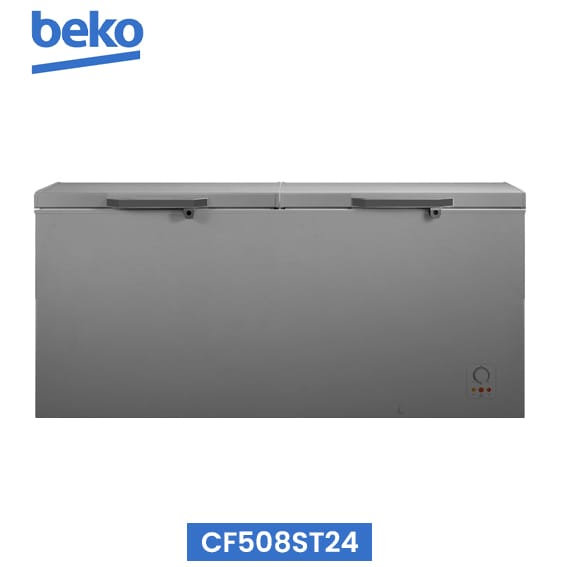 Congélateur Beko horizontal 700 litres 2 battants gris CF508ST24