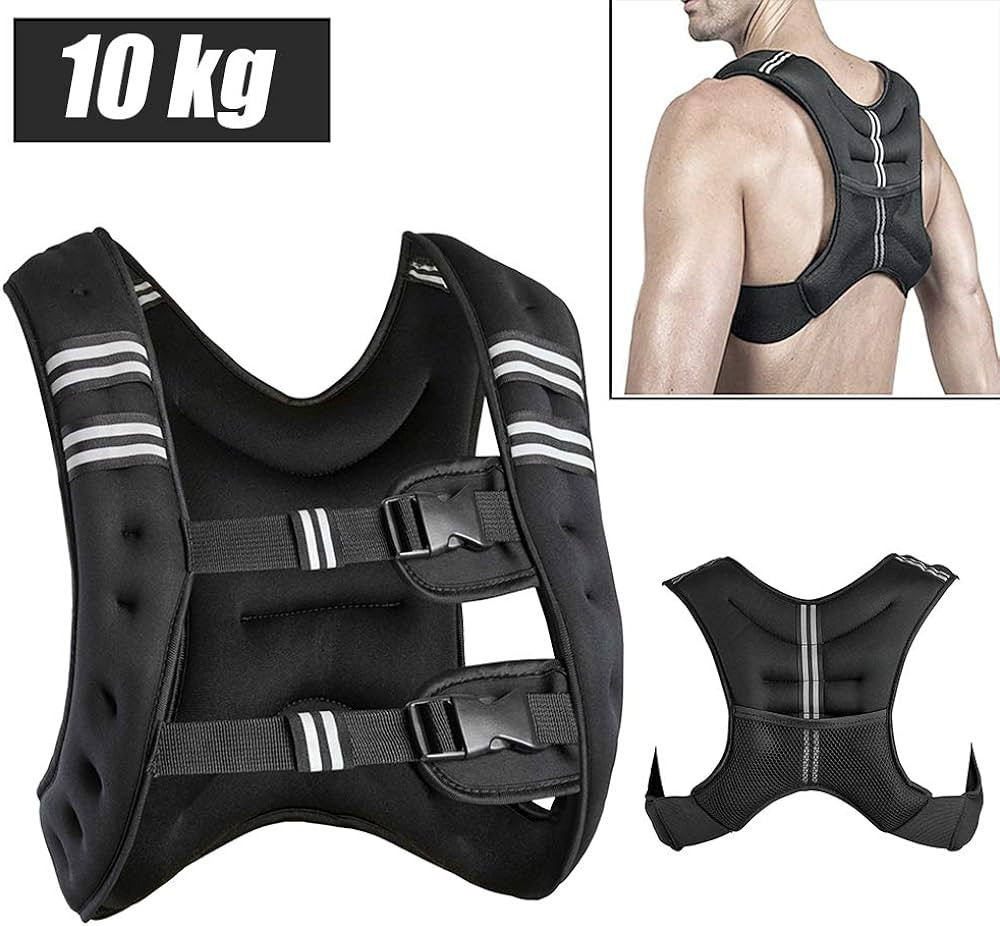 Gilet de poids ajustable 10 kg
