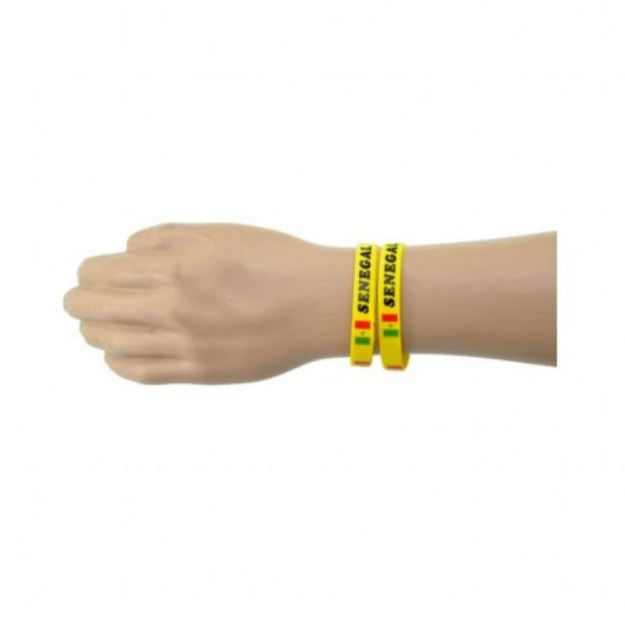 Bracelet en plastique Supporter Sénégal