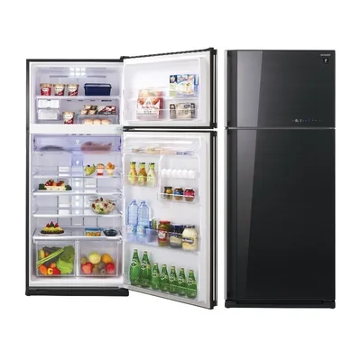 Réfrigérateur Sharp 2 portes No Frost noir SJ-48C