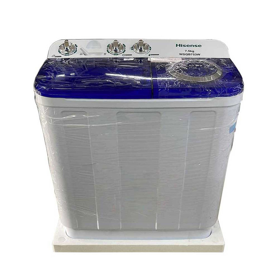Machine à laver semi-automatique Hisense 7.5 kg twin tub WSQB753W