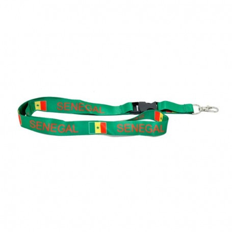 LANYARD SÉNÉGAL - ACCESSOIRE - PORTE CLÉ

