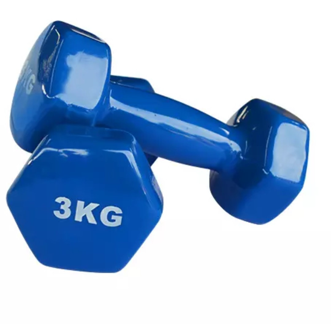 Haltères Biceps en Vinyle 3 kg — Paire