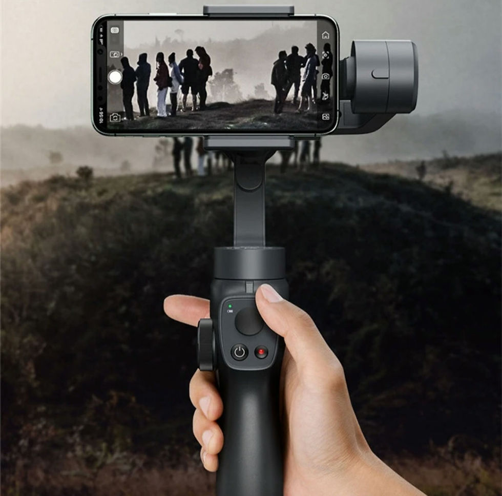 Miniature : Stabilisateur de caméra à cardan 3 axes portatif, pour smartphone