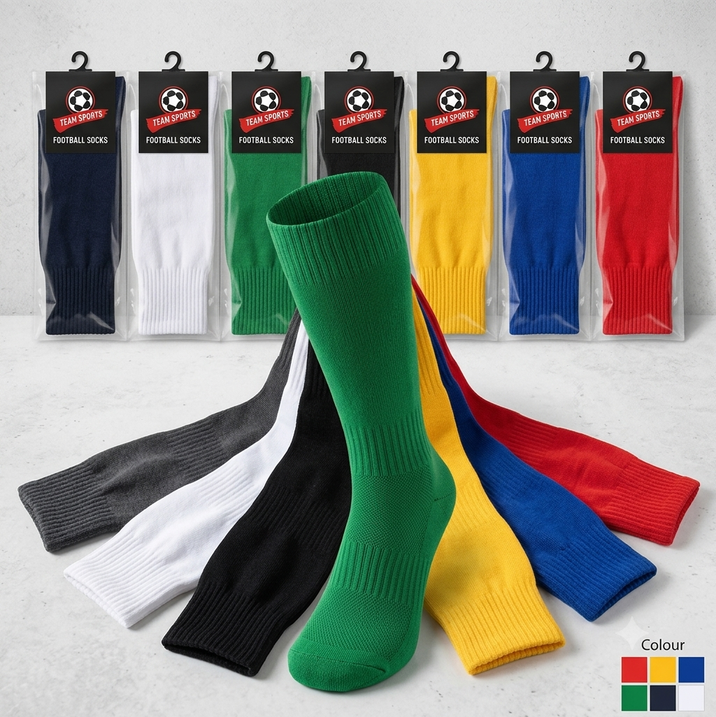Chaussettes de Football Hautes (paire) Respirantes Et Confort
