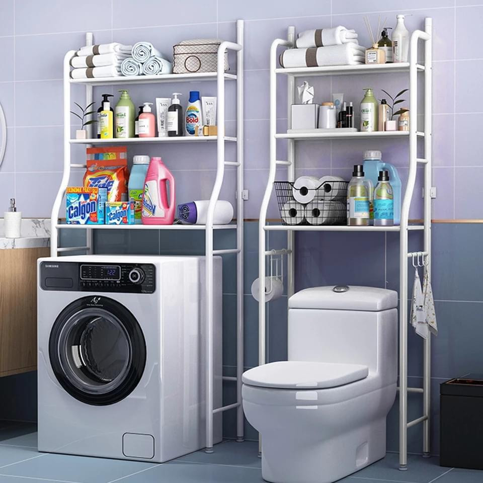 Étagère de toilette en acier inoxydable à 2 ou 3 niveaux