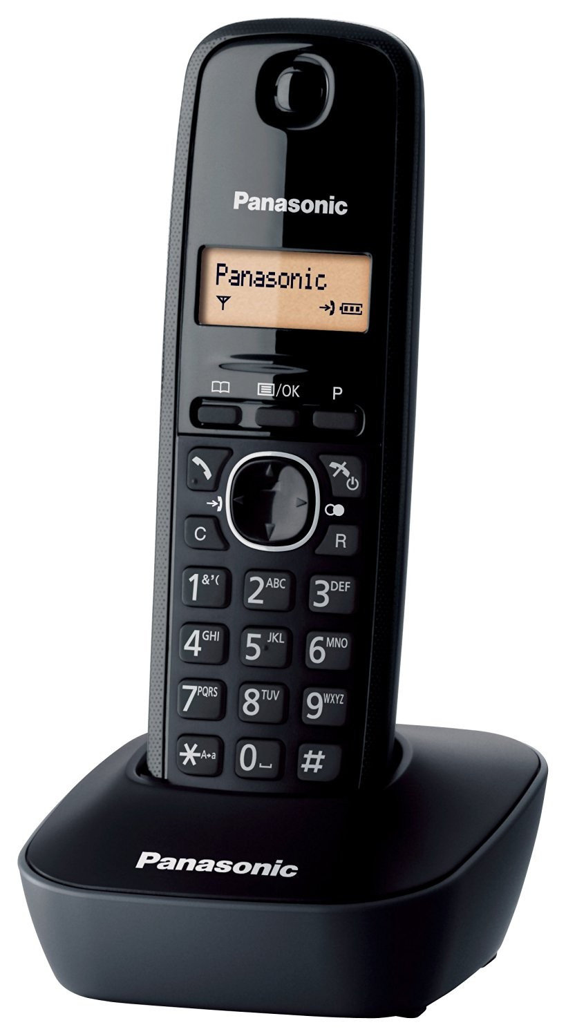 Téléphone fixe sans fil Panasonic KX-TG1611 noir