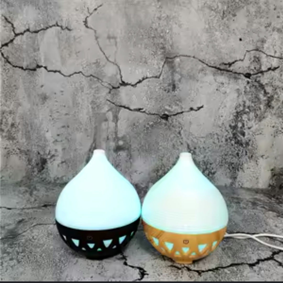 Diffuseur d’huiles essentielles lumineux – Design moderne double couleur
