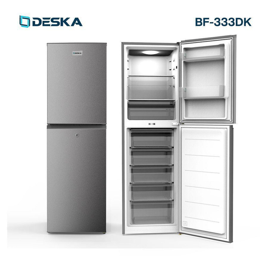 Réfrigérateur Deska BF-333DK combiné 5 tiroirs Silver