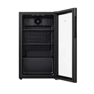 Réfrigérateur bar vitrine Hisense 1 porte 94 litres RJ-12D4NX