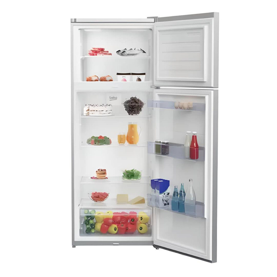 Réfrigérateur 2 portes Beko No Frost inox RDNE49S