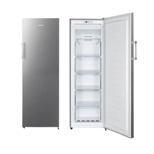 Congélateur Hisense vertical 6 tiroirs 189 litres defrost gris RS-24DC