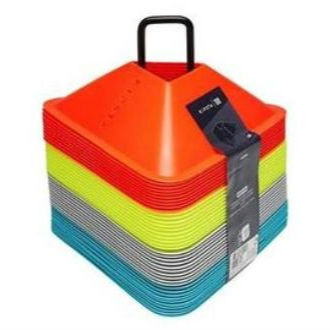 Lot de 40 coupelles Essential 4 couleurs (jaune, orange, gris, bleu)
